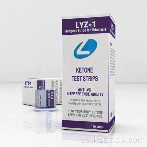 100 ct Keto-Teststreifen für Ketone im Urin